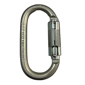 Mosquetão de Aço Oval Automático 25 KN BIG-S-507-1 Bigcompra