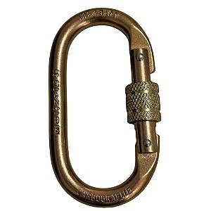 Mosquetão de Aço Oval 25 KN CG-670 Carbografite