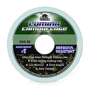 Linha Lumina Camouflage 0,30 mm 100 m Fishbull