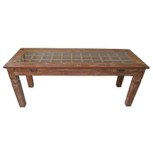 Mesa Sementeira em Madeira de Demolição (80x200x70)cm (S)