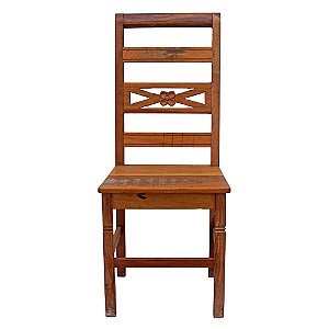 Cadeira Madeira de Demolição Peroba Rosa (100x39x42)cm (S)