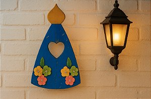 Quadro Nossa Senhora Aparecida Madeira Entalhada a Mão