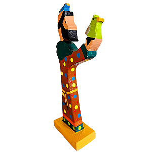 São Francisco de Assis Madeira Pintado a Mão