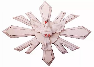 Divino Espírito Santo Oval Madeira 29cm (S)