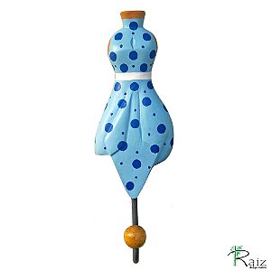 Cabideiro Madeira e Ferro Estilo Feminino 27cm (S)