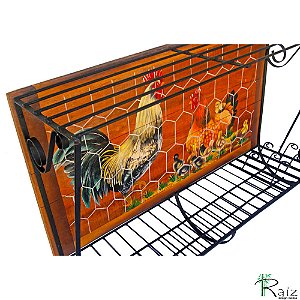 Paneleiro Porta Copos, Pratos e Panelas (S)