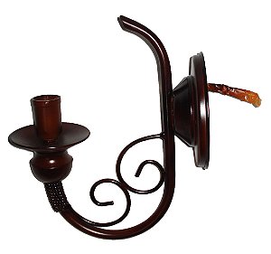 Arandela de Ferro Para Lâmpada Linha Clássica (L) (c)