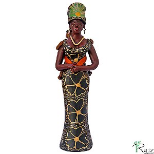 Boneca de Cerâmica com Criança Artesanato Nacional D (S)