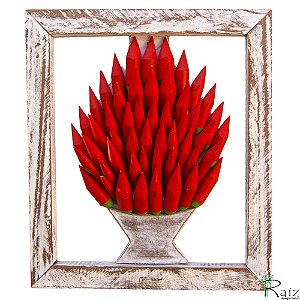 Quadro Pimentas Vazado (S)
