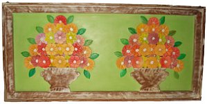 Quadro Vaso de Flores Duplo Coleção Primavera (L) (c)