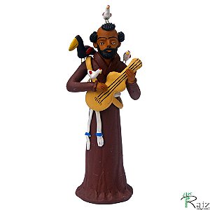 Escultura de Cerâmica São Francisco de Assis (S)