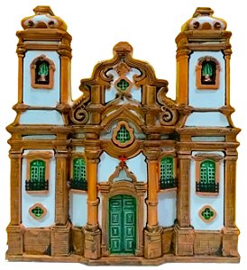 Fachada Igreja Nossa Senhora do Pilar Ouro Preto 20 cm (S)