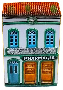Fachada Réplica Casario Farmacia 10cm