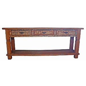 Aparador em Madeira de Demolição Peroba Rosa com Gavetas (S)