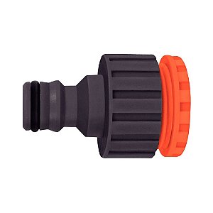 Adaptador Fêmea Tramontina com Rosca 3/4" e Redução 1/2" em Plástico para Jardim