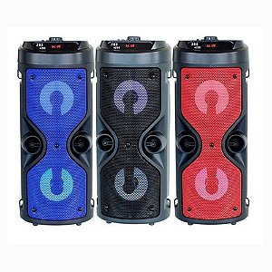 Caixa De Som Portátil Bt Speaker Bluetooth Zqs-4210 (Vermelho)
