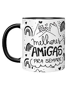 Caneca Personalizada | Amizade - Amiga, te amo | Porcelana 325ml