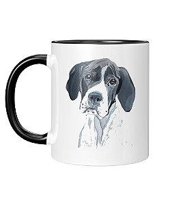 Caneca Personalizada | Pointer inglês | Porcelana 325ml