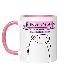 Caneca Personalizada | Profissão Fisioterapeuta - Flork | Porcelana 325ml