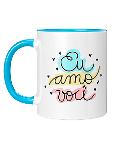 Caneca Personalizada | Dia dos namorados - Eu amo você | Porcelana 325ml