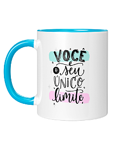 Caneca Personalizada | Você é seu único limite | Porcelana 325ml