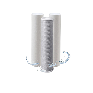 Kit Refil Big Blue 20” - 1500 L/H - Remove cloro - 2PPB/1CBB