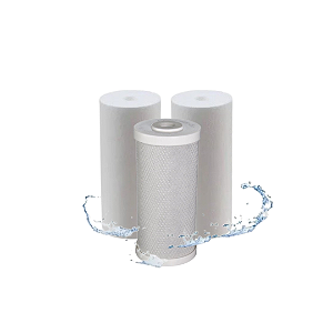Refil Big Blue 10” - 750 L/H - Remove cloro -2PPB/1CBB