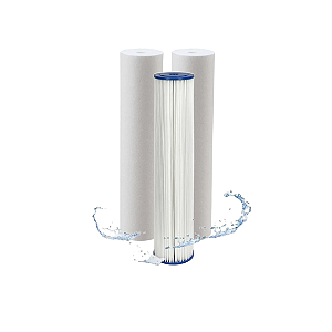 Kit Refil 1 Plissado Big E 2 Polipropileno Liso - 20 X 4 1/2