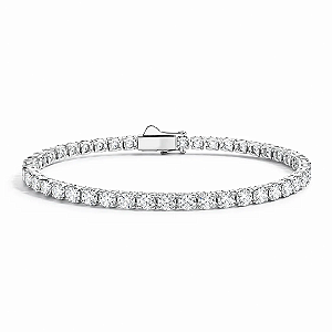 TSMITH Pulseira Riviera Moissanite Mônaco | Prata 925