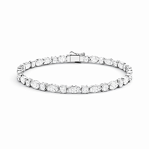 TSMITH Pulseira Riviera Moissanite Cannes | Prata 925