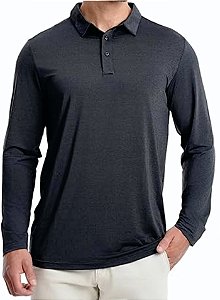 CAMISA POLO MANGA LONGA NO PIQUET PREMIUM