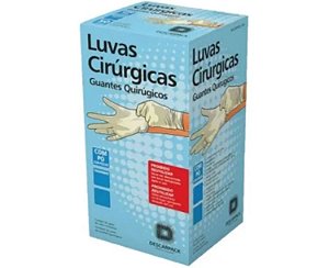 Luva Cirúrgica Estéril Látex 6,5 Descarpack 50 pares