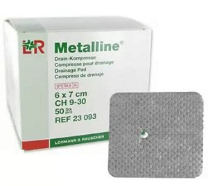 Curativo Metalline Para Traqueostomia Estéril 6X7