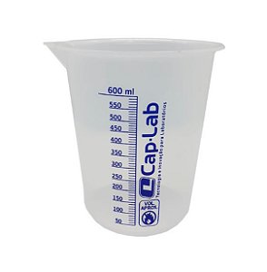 Copo de Becker Alto relevo 600ml JProlab