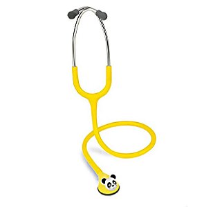 Estetoscópio Pediátrico Spirit Master Lite Animal MD Amarelo