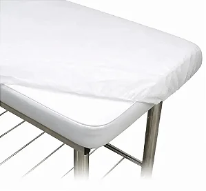 Lençol Descartável com Elástico Branco C/10 Unidades