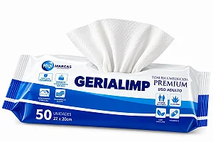 Toalha Umedecida Geriátrica Premium Gerialimp