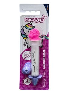 Seringa para lavagem nasal nariz bebê crianças Dispositivo NoseWash - Unicórnio