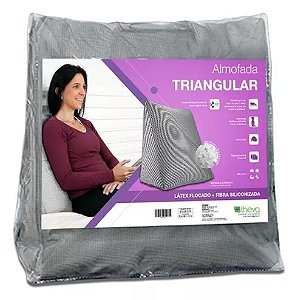 Almofada Encosto Triangular Plushpillo Theva