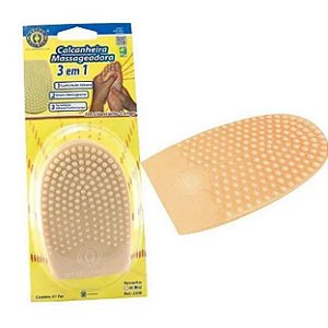 Calcanheira Massageadora de Silicone com Infravermelho Ortho Pauher