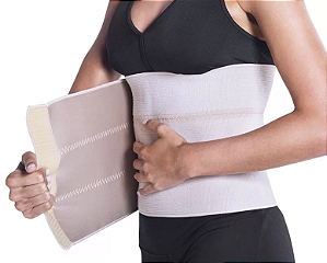 Faixa Elástica Abdominal 3 Painéis - KESTAL