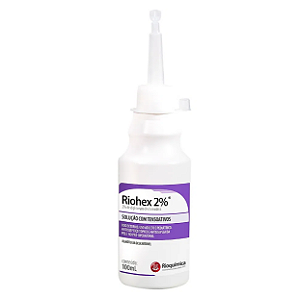 Riohex 2% Solução Com Tensoativos Almotolia 100 Ml - Rioquímica