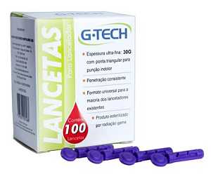 Lanceta Para Lancetador G-Tech 30g