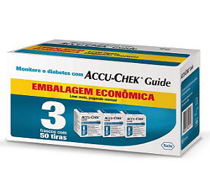 Accu-Chek Guide 3 Frascos com 50 Tiras
