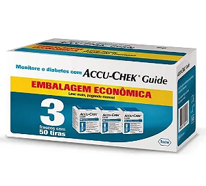 Accu-Chek Guide 3 Frascos com 50 Tiras