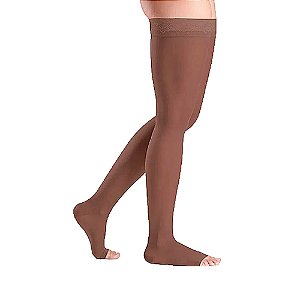 Meia coxa 862 Premium 20-30Mmhg Select Comfort Sigvaris Chocolate