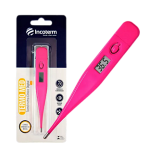 Termômetro Clínico Digital Termomed Incoterm Pink Rosa