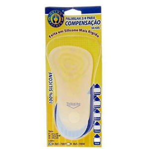 Palmilha Silicone 3/4 De Compensação 30mm Orthopauher