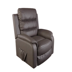 Poltrona com elevação TheraLift Marron THERAMART