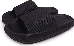 Chinelo Ortopédico Fly Feet Nuvem Ortho Pauher Preto